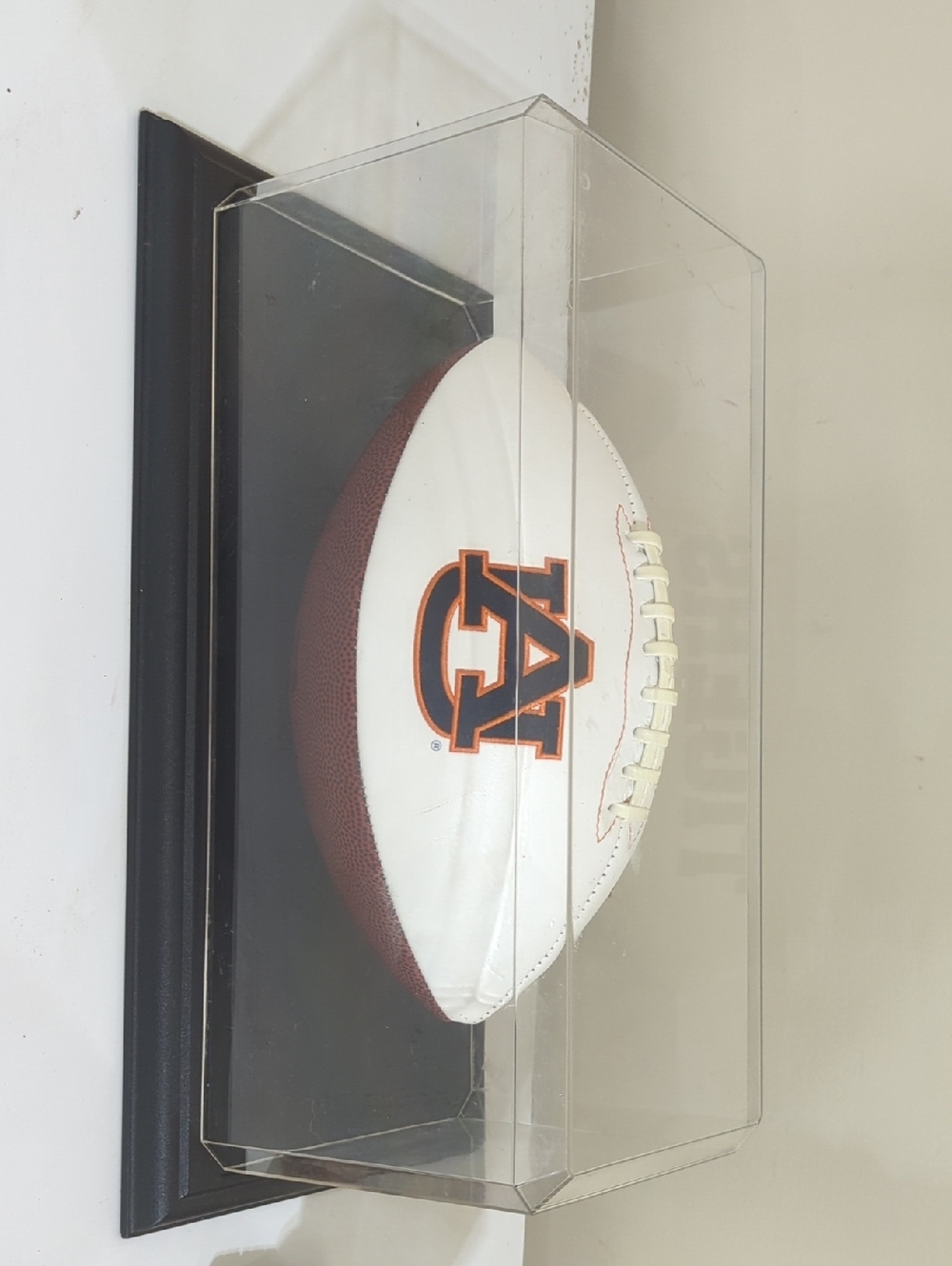 Auburn Tigers Collectible Mini Football - White & Brown